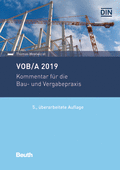 Produktabbildung: VOB/A 2019