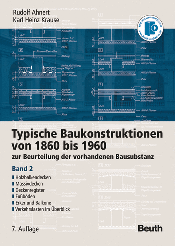 Produktabbildung:Typische Baukonstruktionen von 1860 bis 1960